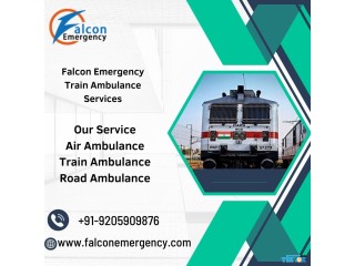 Falcon Train Ambulance in Guwahati Offers Advanced Care to the Patients while in Transit