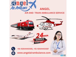 Get Angel Air and Train Ambulance Service in Guwahati with Life-Saving Medical Help