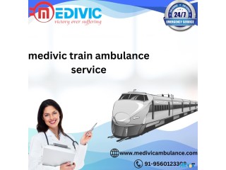 Book Medivic Train Ambulance Service in Patna if you desire a worry-free journey