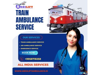 Medilift Train Ambulance Service in Ranchi has a Hospital-like Atmosphere