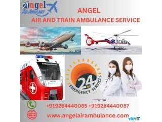 Use Angel Air and Train Ambulance Service in Indore with Safe Patient Transfer