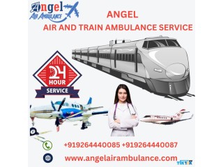 Hire Angel Air and Train Ambulance Service in Jamshedpur with Life-Saving Medical Equipment