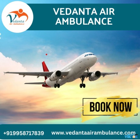 book-vedanta-air-ambulance-in-patna-with-splendid-healthcare-accessories-big-0