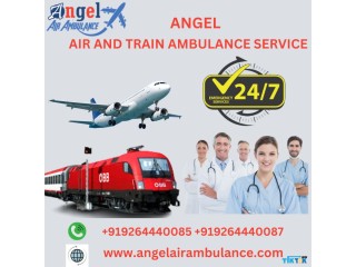 Book Angel Air and Train Ambulance Service in Jabalpur for Patients Shifting Secure