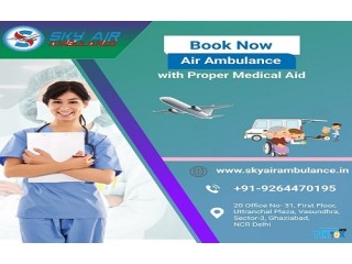 Avail Safe Patient Journey from Guwahati by Sky Air Ambulance