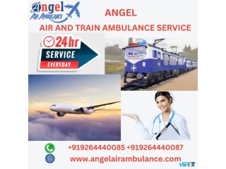 Choose Angel Air and Train Ambulance Service In Indore with Medical Equipment Convenience