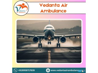 Vedanta Air Ambulance from Varanasi with Life-Saving Medical Tools