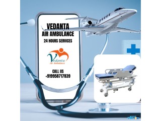 Select Vedanta Air Ambulance from Delhi with ICU Setup Package