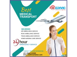 Avail Matchless Conveniences by Medivic Air Ambulance in Guwahati