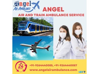 Get Angel Air and Train Ambulance Service in Raigarh for Advanced Medical Transport