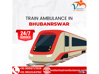 Train Ambulance Service in Bhubaneswar|Medical Transfer via Train