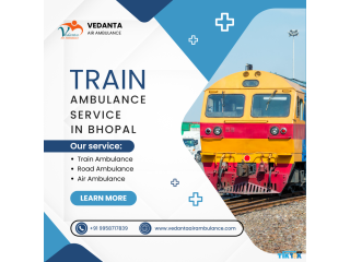 Train Ambulance Service in Bhopal with Safe Transportation