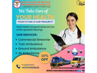 Book Panchmukhi Train Ambulance Service in Patna at a Low Charge