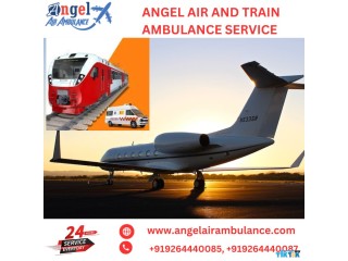 Get the Best Treatment During Transportation with Angel Air And Train Ambulance Service in Delhi