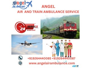 Book Angel Air and Train Ambulance Service in Kolkata with ICU Facilities