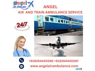 Gain Angel Air And Train Ambulance Service in Guwahati with Super-Class Medical Assistance