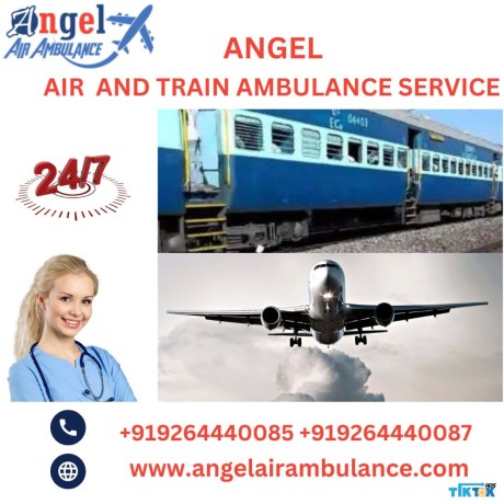 gain-angel-air-and-train-ambulance-service-in-guwahati-with-super-class-medical-assistance-big-0