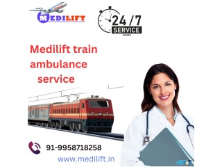 Medilift Train Ambulance Service operates Every Second in patna