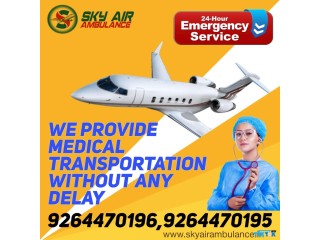 Select Trustworthy ICU Air Ambulance Avail in Mumbai by Sky