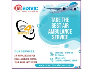 Grab Super-Advanced ICU Setup by Medivic Air Ambulance in Ranchi