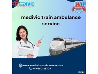 Medivic Train Ambulance services in Siliguri Gives Bed-to-Bed Evacuation Service