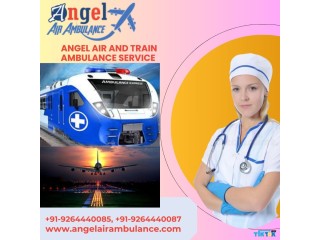 Use Ventilator Facilities Angel Air and Train Ambulance Service in Patna for Life-Saving