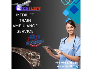 Medilift Train Ambulance in Gorakhpur is Well Priced and Available to Everyone