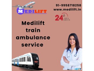 Medilift Train Ambulance patna- Safe & Quick Patient Transfer across Cities