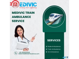 Choose Medivic Aviation Train Ambulance in Raipur for a Painless Relocation Mission