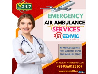 India’s Most ICU Suitable Air Ambulance Service in Amritsar by Medivic for Better at Low cost