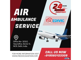 Use Reliable Air Ambulance Service in Chandigarh by Medivic for Resourceful Transferring