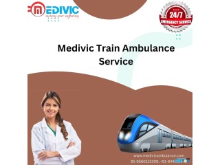 Medivic Train Ambulance in Kolkata inexpensive Train Ambulance service