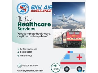 Sky Train Ambulance services in Patna the Ultimate Choice for Patient Transportation