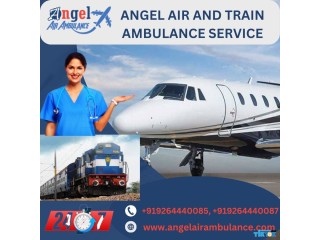 Book Angel Air and Train Ambulance Service in Muzaffarpur for Patient-Care in Critical Emergency