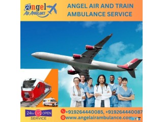 Gain Angel Air and Train Ambulance Service in Kolkata for Complete Medical Aid