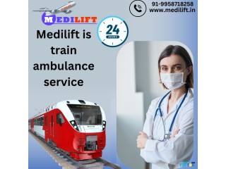 Medilift Train Ambulance in Patna Comes with Modern Technology Medical Equipments