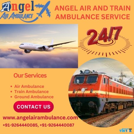 gain-angel-air-and-train-ambulance-service-in-varanasi-with-all-medical-amenity-big-0