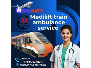 Patients may relocate to any other state via the Medilift Train Ambulance service in Mumbai