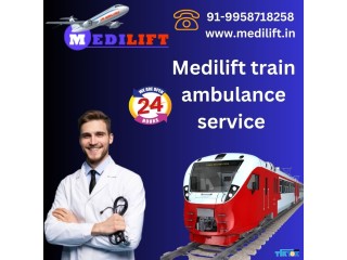 When moving for medical reasons, clients often use the reputed Medilift Train Ambulance in Kolkata