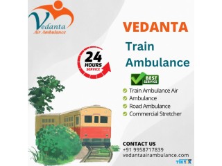 Train Ambulance Service in Raipur Travels all over India from your city