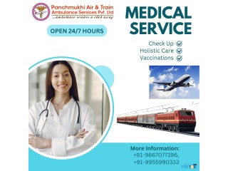 Transfer patients with the Panchmukhi Train Ambulance Service in Pune