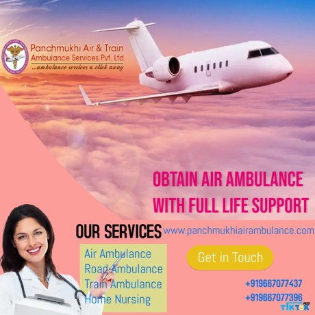 hire-air-ambulance-service-in-bangalore-with-utterly-medical-supplies-by-panchmukhi-big-0