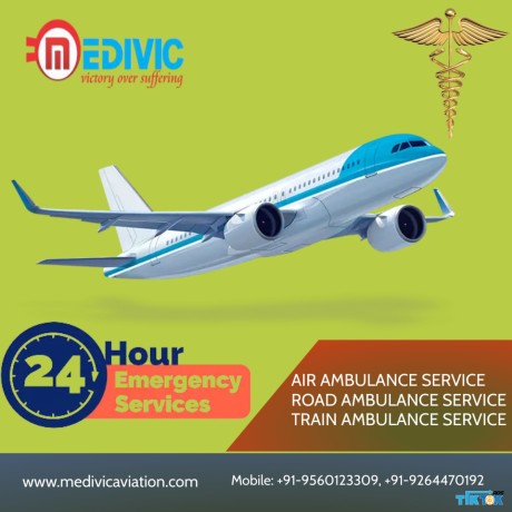 perfect-icu-air-ambulance-service-in-bhubaneswar-by-medivic-for-cautious-shifting-big-0
