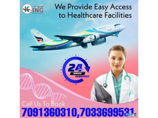 Get ICU Support King Air Ambulance Service in Raipur at an Affordable Price