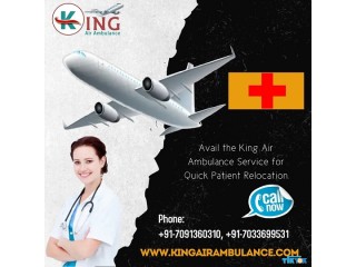 Pick Masterly King Air Ambulance Service in Silchar with ICU Support