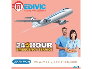 Pick Now Medivic Aviation Air Ambulance from Chandigarh with Dutiful Medical Team