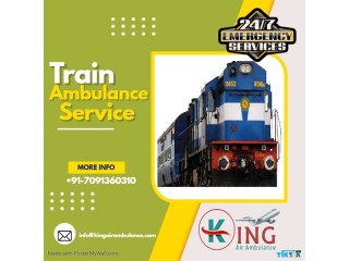 Credible King Train Ambulance in Patna with Advanced Medical Tool