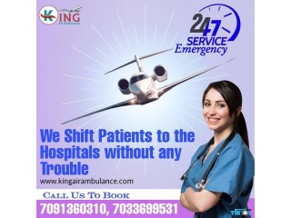 Take Fast and Trusted Air Ambulance Services in Delhi by King