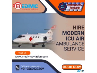 Book Air Ambulance Service in Guwahati from Medivic Aviation with All Medical Assistance