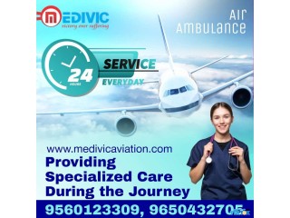 Grab Outstanding Life Support Air Ambulance Services in Ranchi by Medivic